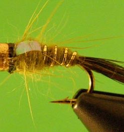 Hare's Ear (olive bead head flashback)