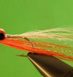 Clouser (orange & white)