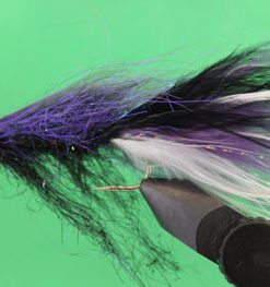 Sparkle Minnow (purple/black cone head)