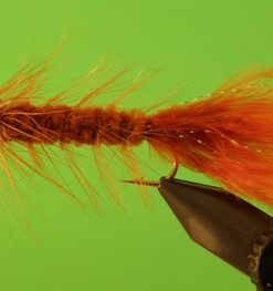 Woolly Bugger (brown bead head)